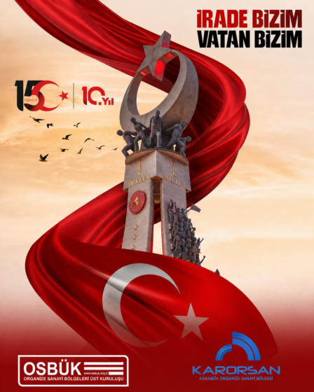 15 TEMMUZ DEMOKRASİ VE MİLLİ BİRLİK GÜNÜ’MÜZÜN 10. YILI KUTLU OLSUN.